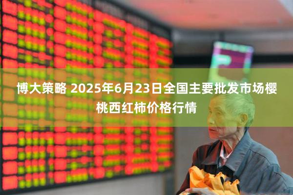 博大策略 2025年6月23日全国主要批发市场樱桃西红柿价格行情